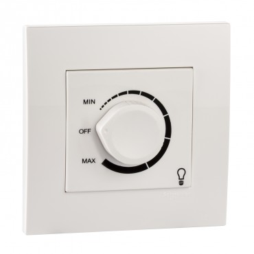Dimmer điều chỉnh ánh sáng đèn 400W Schneider VIVACE KB31RD400_WE/ KB31RD400_AS