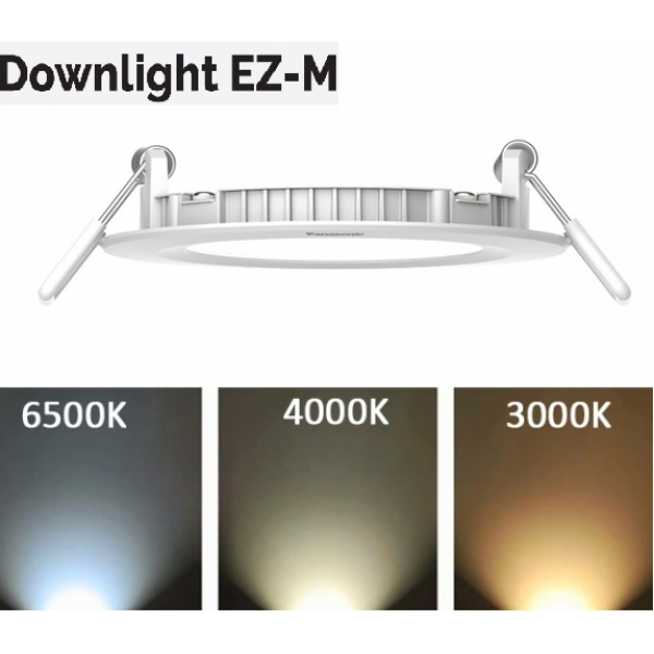 Đèn LED âm trần siêu mỏng Panasonic 6W đơn sắc | EZ-M Series
