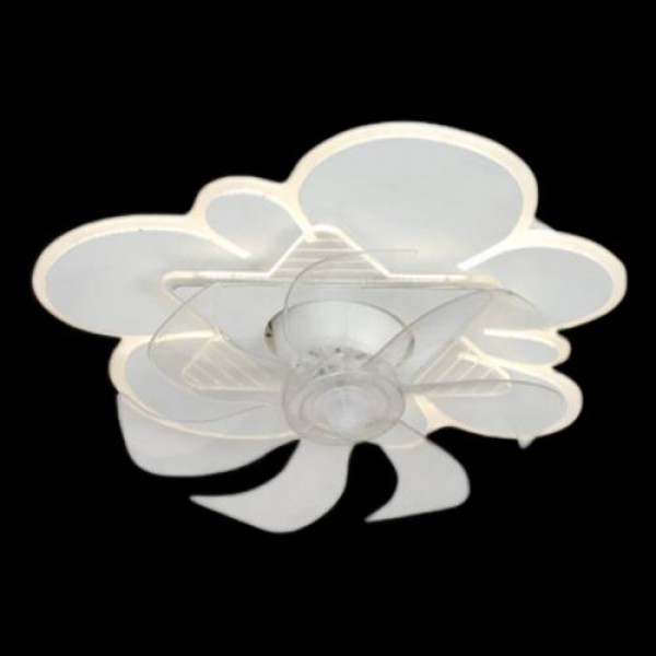 Đèn mâm quạt trang trí Slister 500*400*100mm - LED 60W - 3 chế độ HS-K037