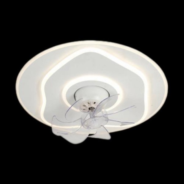 Đèn mâm quạt trang trí Slister 500*500*100mm - LED 62W - 3 chế độ HS-K039