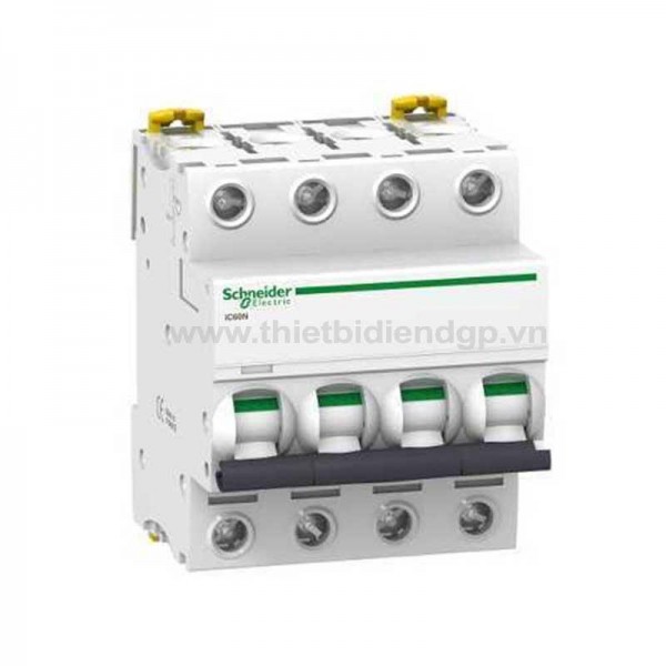 Aptomat tép MCB Schneider Acti9 iC60N 4P 6kA 400V C curve A9F74406
