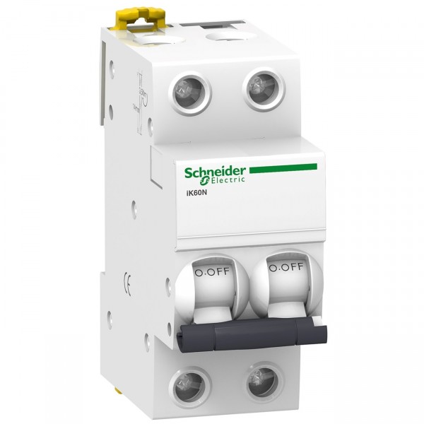 Aptomat tép MCB Schneider Acti9 iK60N 2P 6kA 230V C curve A9K27206