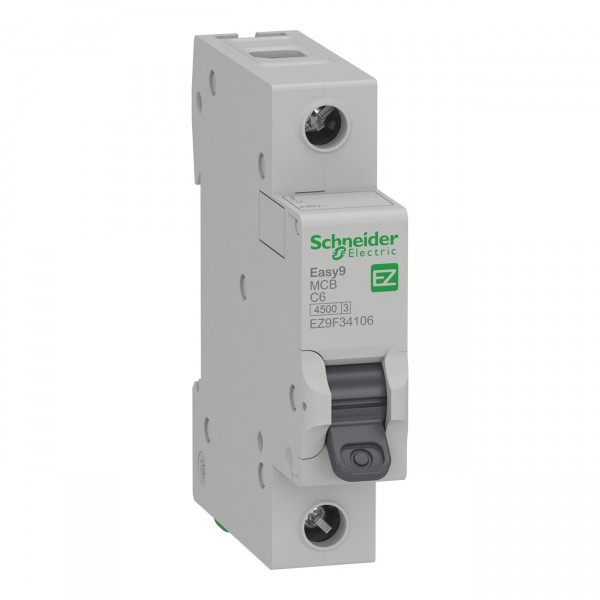 Aptomat tép MCB Schneider Easy9 1P 4.5kA 230V EZ9F34106