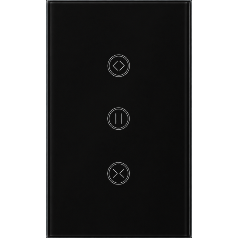 Mặt công tắc wifi - cảm ứng (rèm cửa, cửa cuốn) 3 điểm chạm (dạng chữ nhật) (A3A368)