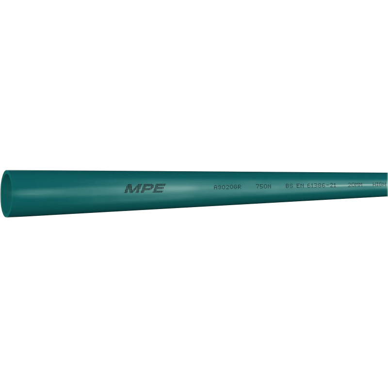 Ống Luồn Cứng Màu Xanh Lá 750N Phi 20mm Dài 2.920mm Mã A9020GR