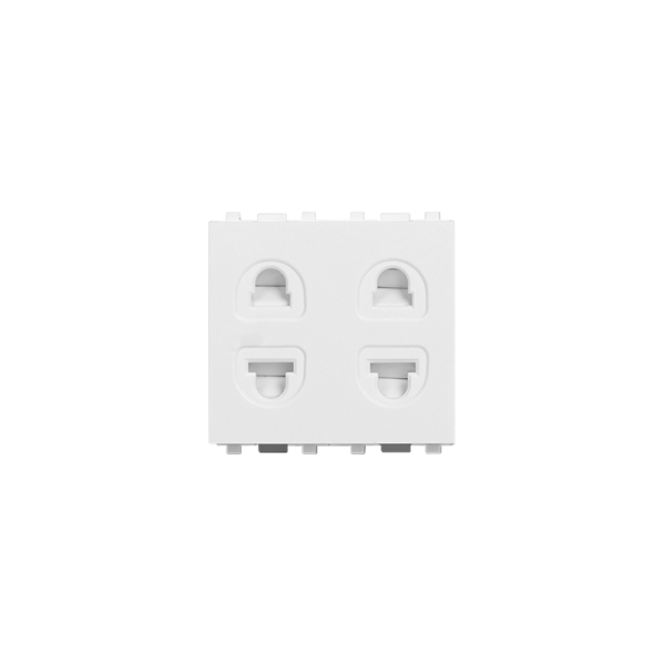 2 ổ cắm 2 chấu có màn che - S668C/U2