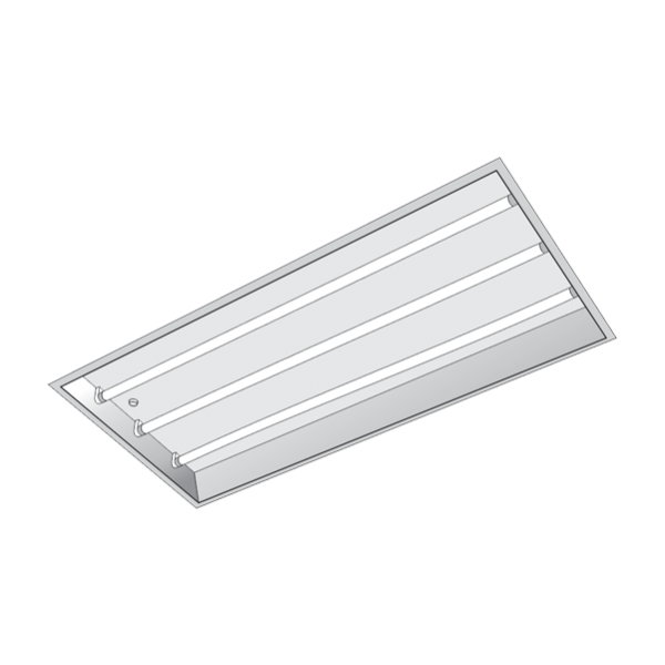 Máng âm trần sơn tính điện có tấm che BALLAST kiểu M - FAP/M