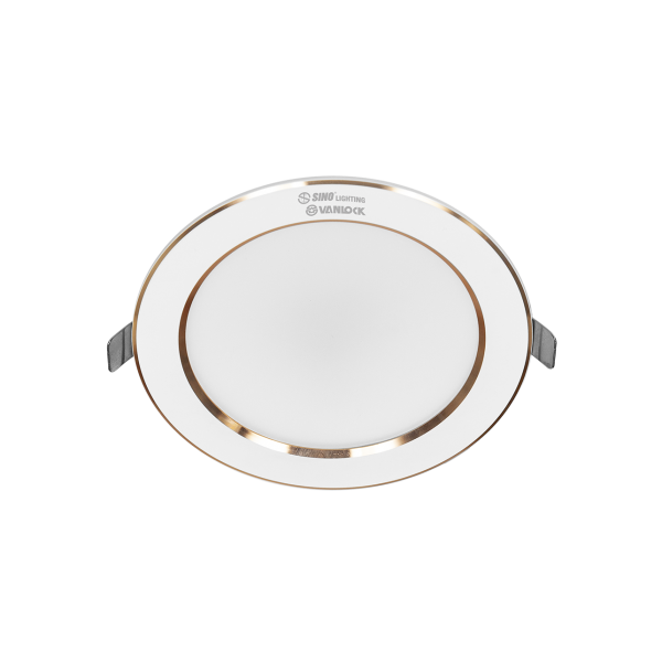 Đèn Downlight LED Eri liền viền vàng