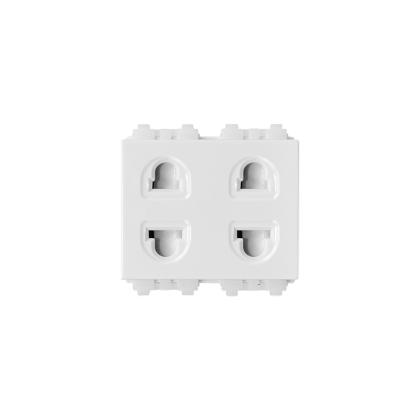 2 ổ cắm 2 chấu có màn che - ZLCC/U2 (nhiều màu)