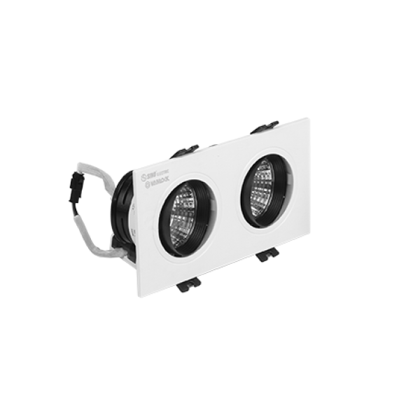 Đèn chiếu điểm đôi xoay góc 1 trục SZC005