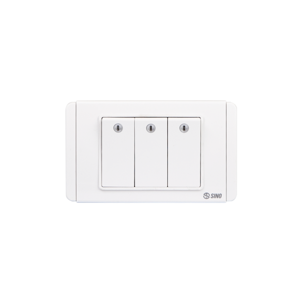 Công tắc phím lớn có đèn Led trắng S68DMN3