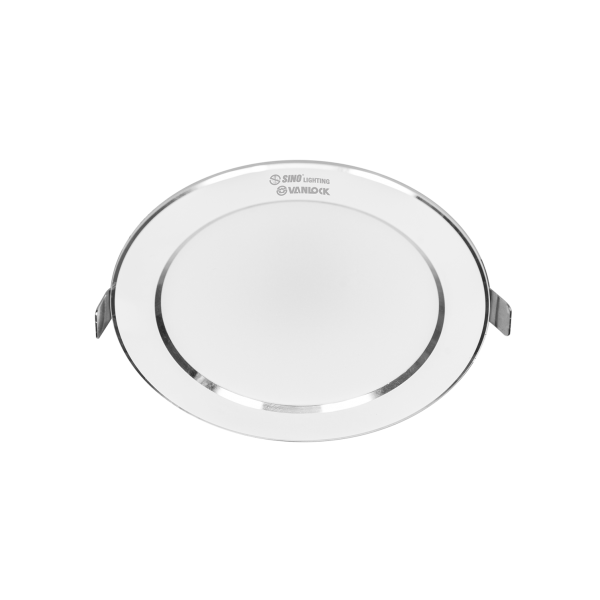 Đèn Downlight LED Eri liền viền bạc