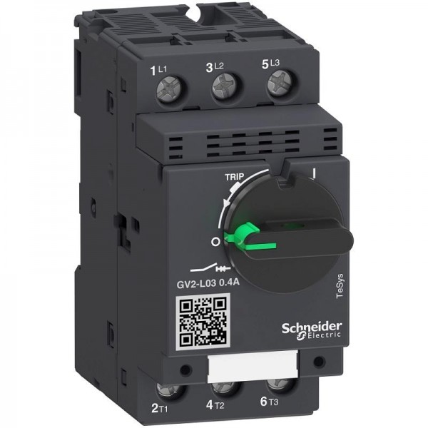 Aptomat bảo vệ động cơ loại Từ Schneider TeSys GV2L
