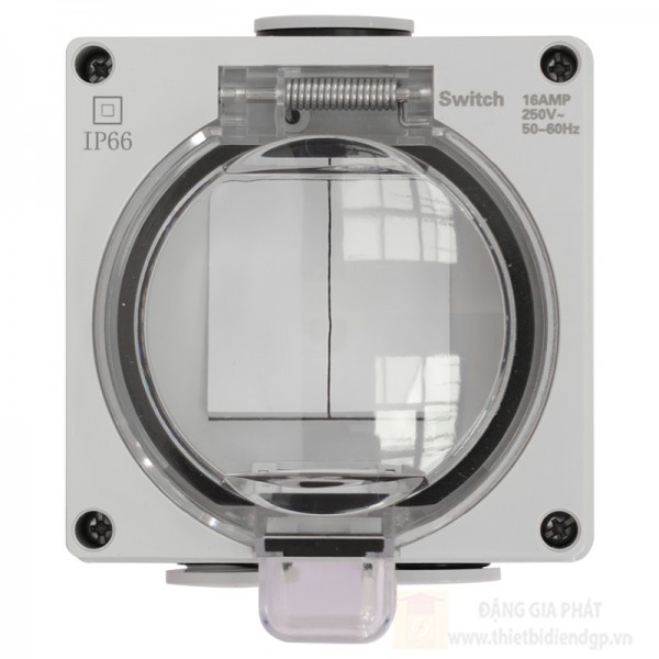 Công tắc đôi Duhal chống thấm IP66 GS K1V102