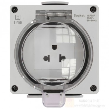 Ổ cắm 3 chấu Duhal chống thấm IP66 AM K1V104 Ổ cắm 3 chấu Duhal chống thấm IP66 AM K1V104