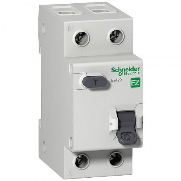 Cầu dao chống dòng rò và quá tải Schneider Easy9 RCBO 1P+N 4.5kA 30mA AC Type EZ9D34610