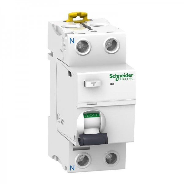 Cầu dao chống dòng rò RCCB Schneider Acti9 iID 2P 100A 300mA type AC A9R14291