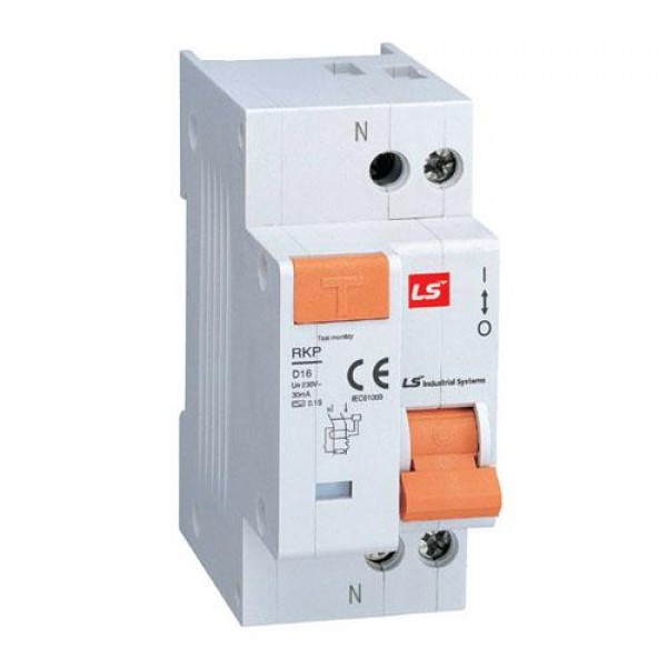 Cầu dao chống rò RCCB 1P+N LS RKN-b 1P+N/LC100H 1P+N