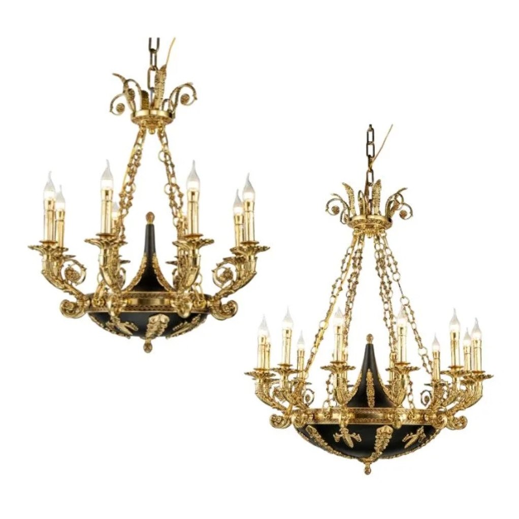 Đèn Chùm Đồng Nến 355 Decor DCD0427