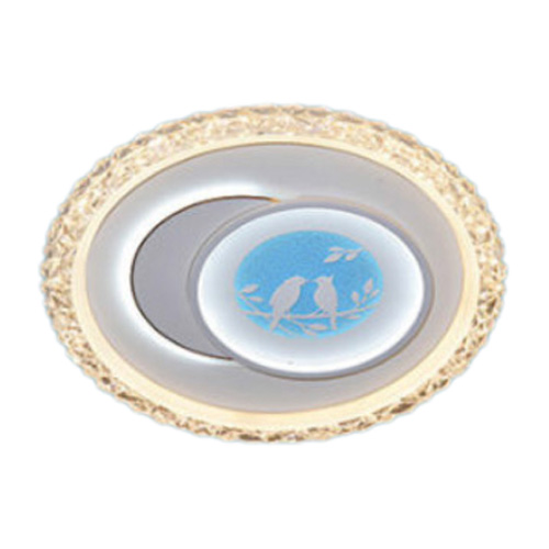Đèn mâm led trang trí Hufa Ø480*H80 - LED 130W*2, ánh sáng 3 chế độ ML 7342