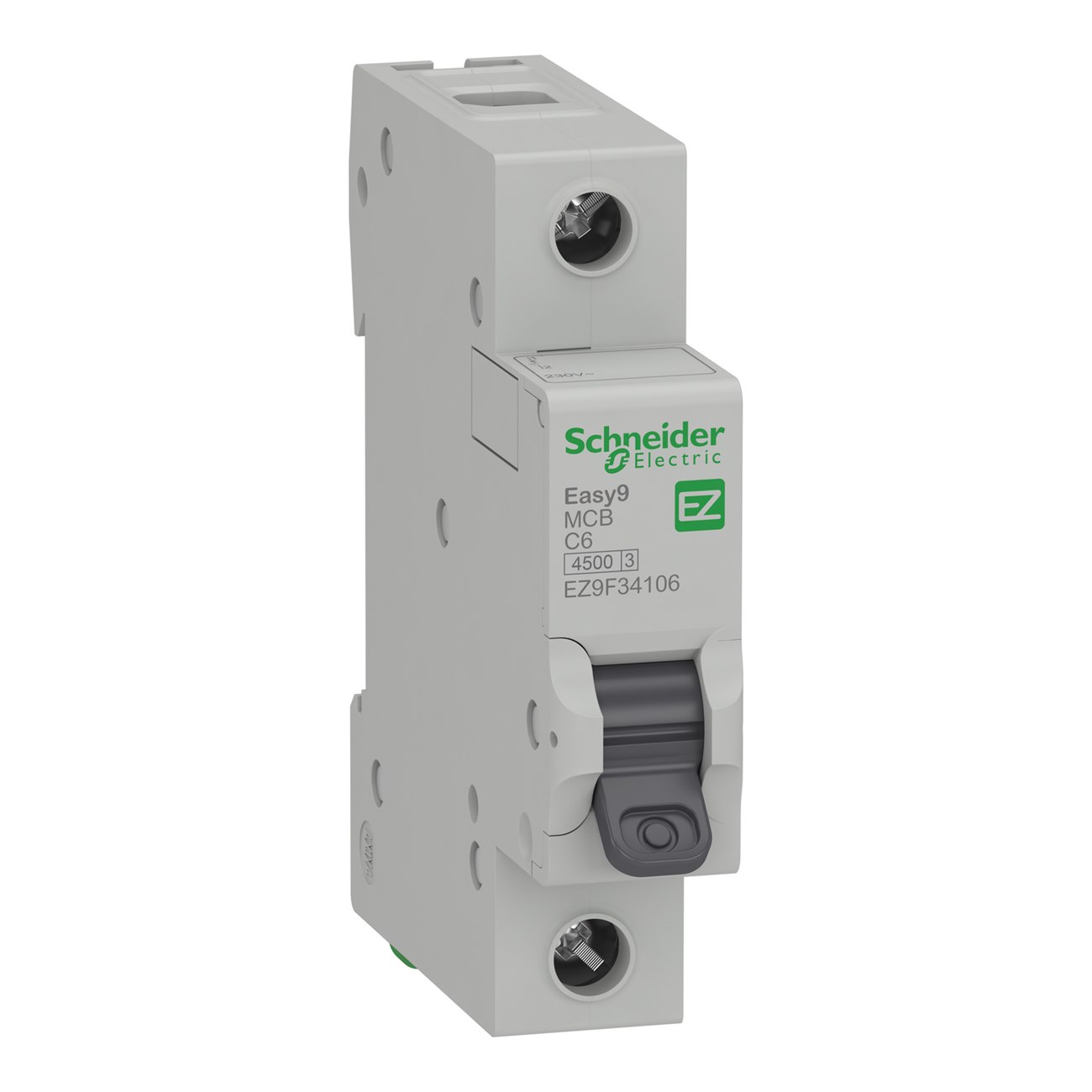 Aptomat tép MCB Schneider Easy9 1P 4.5kA 230V EZ9F34106
