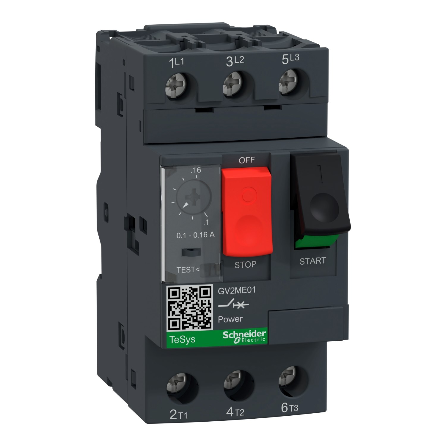 Aptomat bảo vệ động cơ loại Từ và Nhiệt Schneider TeSys GV2ME
