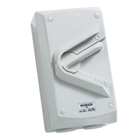 Cầu dao cách ly bảo vệ kín nước Isolator 4P 63A Schneider WHC463-RG