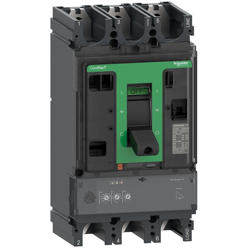 Aptomat khối MCCB Schneider ComPacT NSX250B 25kA AC C25B3TM200