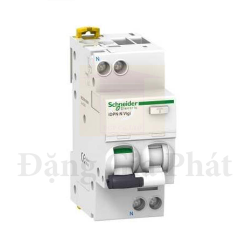 Cầu dao chống dòng rò và quá tải Schneider Acti9 RCBO 1P+N 6kA 30mA A9D31606