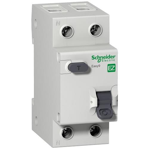 Cầu dao chống dòng rò và quá tải Schneider Easy9 RCBO 1P+N 4.5kA 30mA AC Type EZ9D34610