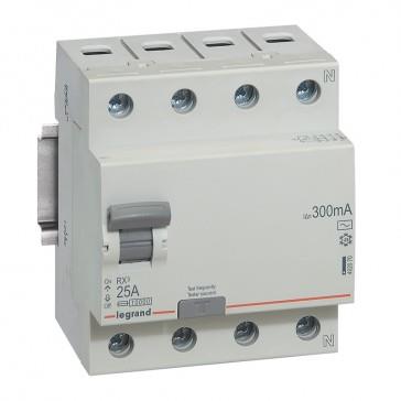 Cầu dao chống dòng rò RCCB 4P 300mA Legrand RX3 402070